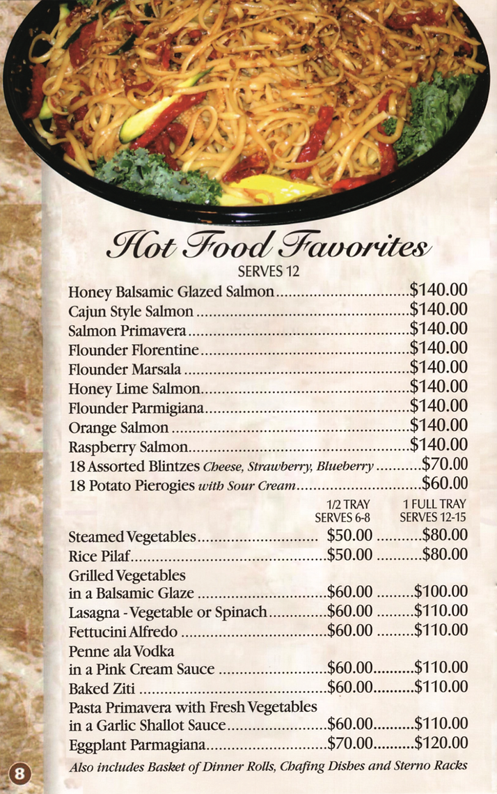 CATERING MENU Bagel Boss Hewlett